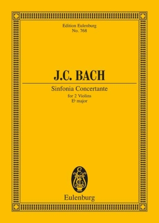 Sinfonia concertante e flat major for 2 violins and orchestra Miniature score
