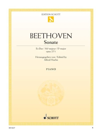 Sonate Es-Dur op. 27/1 fr Klavier