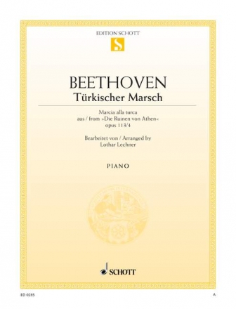 Trkischer Marsch op.113/4 fr Klavier