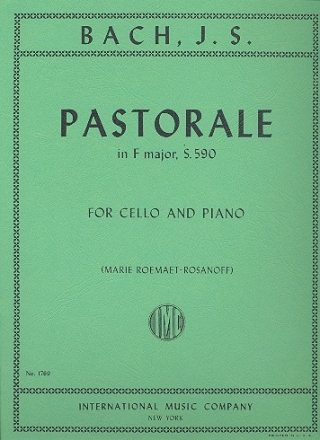 Pastorale F major for cello and piano