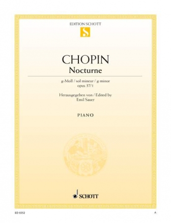 Nocturne g-Moll op.37,1 fr Klavier