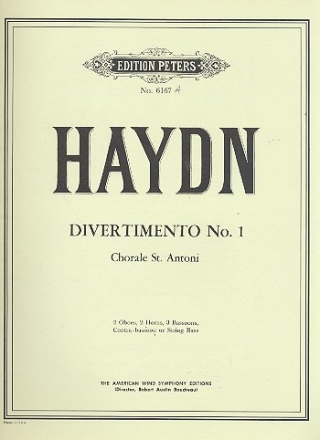 Divertimento no.1 for 8 wind instruments Score and Parts