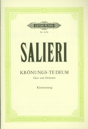 Krnungs-Te-Deum fr Chor und Orchester Klavierauszug (la)