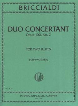 Duo concertant op.100,2 for 2 flutes