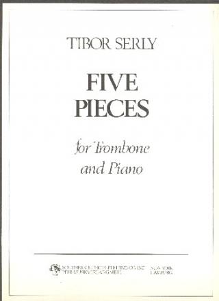 Five pieces for trombone and piano