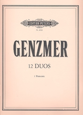 12 Duos fr 2 Posaunen Spielpartitur