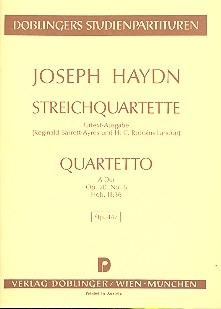 Streichquartett A-Dur op.20,6 Hob.III:36  Studienpartitur