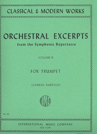 Orchestral Excerpts vol.2 for trumpet