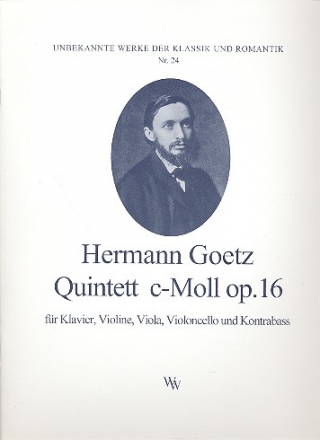 Quintett op.16 fr Klavier, Violine, Viola, Violoncello und Kontrabass Stimmen