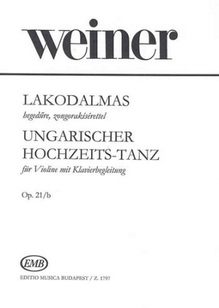 Ungarischer Tanz fr Klarinette (Vl/Va) und Klavier