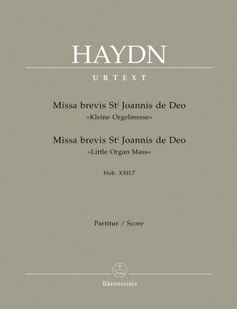 Missa brevis Sti. Joannis de Deo Hob:XXII:7  fr Soli, Chor und Orchester Partitur