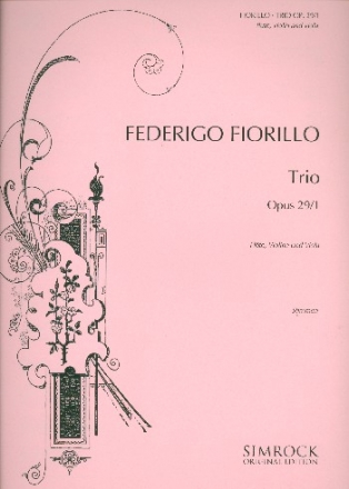 Trio Nr.1 op.29 fr Flte, Violine und Viola Stimmen