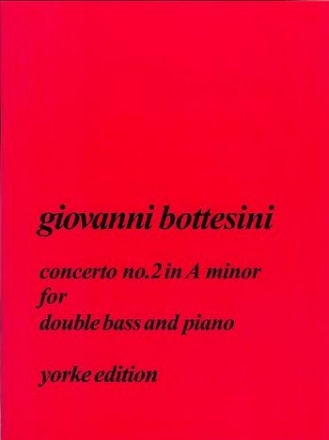 Concerto a minor no.2 for double bass and orchestra for double bass and piano