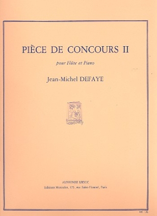 Pice de concours vol.2 pour flte et piano