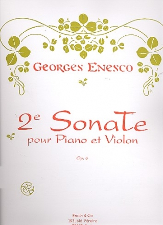Sonate no.2 op.6 pour violon et piano 