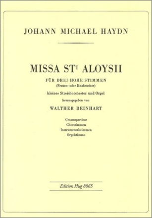 Missa Sti. Aloysii fr Soli, Chor und Orchester