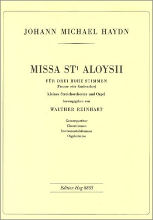 Missa Sti. Aloysii fr Soli, Chor und Orchester