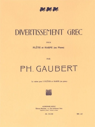 Divertissement grec pour flte et piano ou harpe