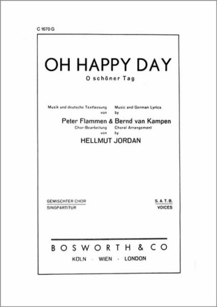 OH HAPPY DAY f�r gem Chor und Klavier Klavierpartitur (dt/en)