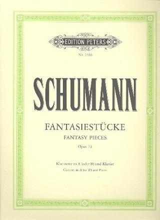 Fantasiestücke op.73 für Klarinette (A/B) und Klavier