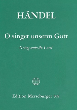 O singet unserm Gott fr Soli, Chor und Orchester Partitur (dt/en)