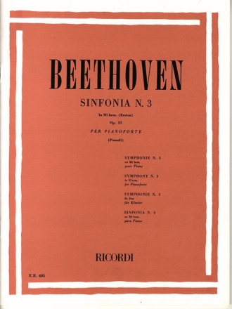 Sinfonia no.3 mi bemolle maggiore op.55 per pianoforte