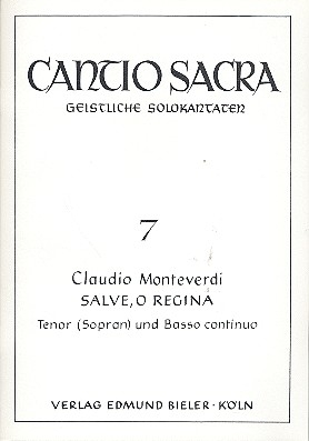 Salve o Regina fr Tenor (Sopran) und Bc