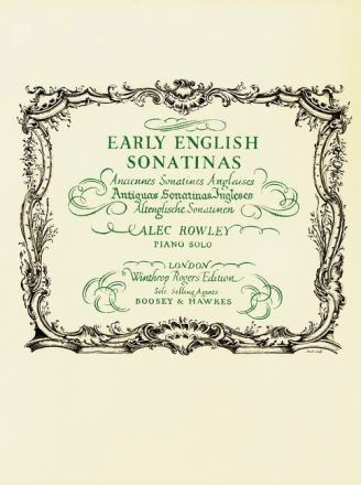 Early english sonatinas for piano