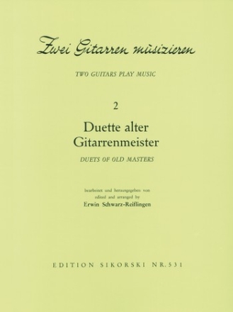 2 Gitarren musizieren Band 2 Duette alter Gitarrenmeister