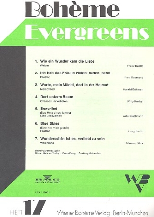 Bohme Evergreens Band 17
