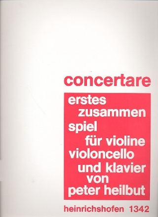 Erstes Zusammenspiel  fr Violine, Violoncello und Klavier