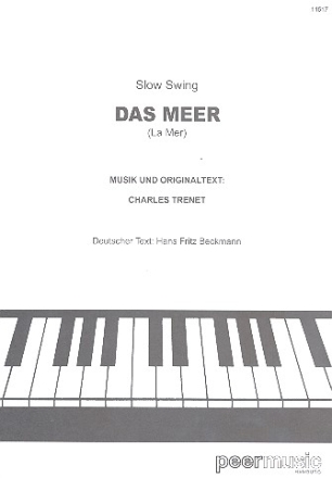 Das Meer: Einzelausgabe fr Gesang und Klavier
