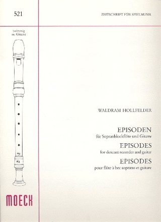 Episoden für Sopranblockflöte und Gitarre, 1982 Partitur