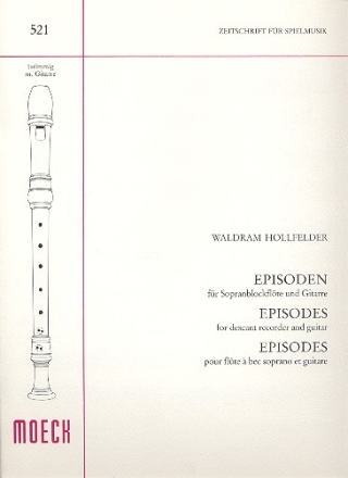 Episoden fr Sopranblockflte und Gitarre, 1982 Partitur