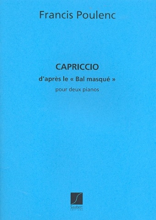 Capriccio d'apres le bal masque pour 2 pianos