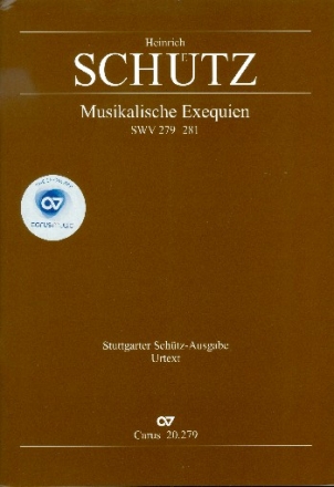 Musikalische Exequien SWV279-281 fr 6-8 Stimmen und Bc Partitur