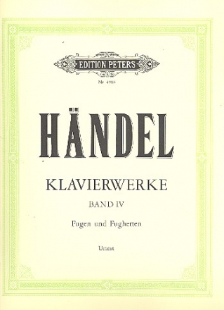 Klavierwerke Band 4 fr Klavier