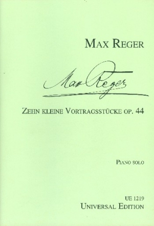 10 kleine Vortragsstcke op.44 fr Klavier