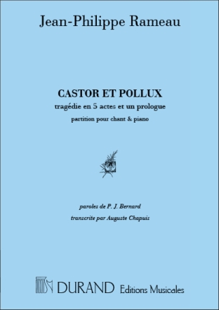 Castor et Pollux Klavierauszug (fr)