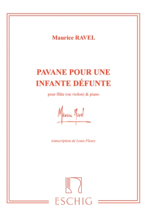 Pavane pour une infante defunte pour violon (flte) et piano