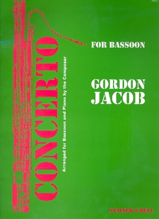 Concerto for bassoon and strings for bassoon and piano