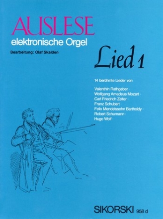 Auslese Lied Band 1 fr E-Orgel