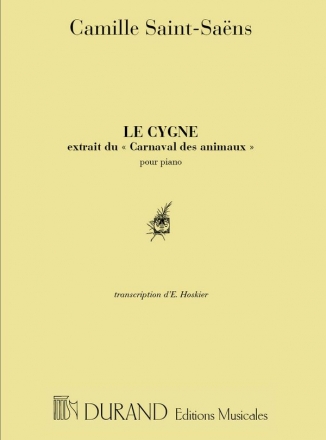 Le cygne pour piano Hoskier, E., arr. le carnaval des animaux