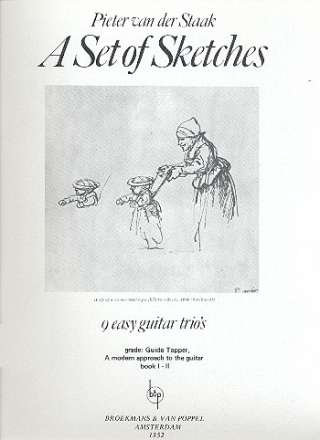 A Set of Sketches 9 easy guitar trios score