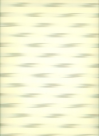 Notenpapier Quart-Format hoch 14 Systeme 27x34 cm ohne Hilfslinien (5 Bgen)