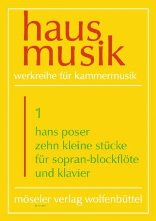 Zehn kleine Stcke fr Sopranblockflte und Klavier