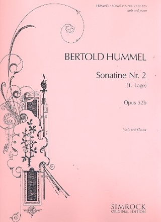 Sonatine Nr.2 op.52b fr Viola und Klavier