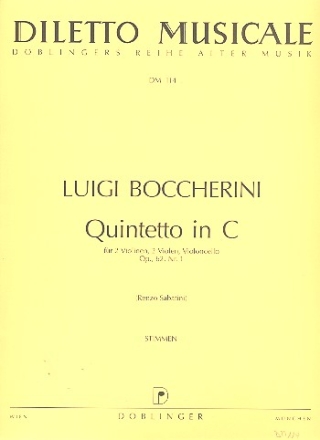Quintett C-Dur op.62,1 fr 2 Violinen, 2 Violen und Violoncello Stimmen