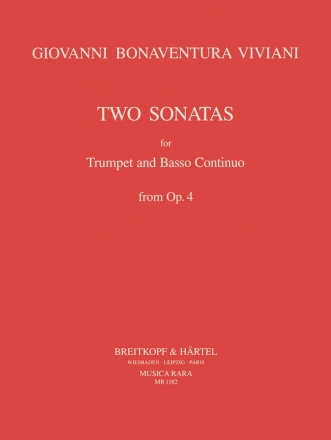 2 Sonaten aus op.4 fr Trompete und Bc