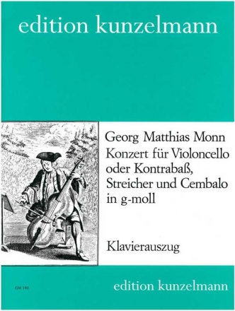 Konzert g-Moll fr Violoncello und Orchester Klavierauszug